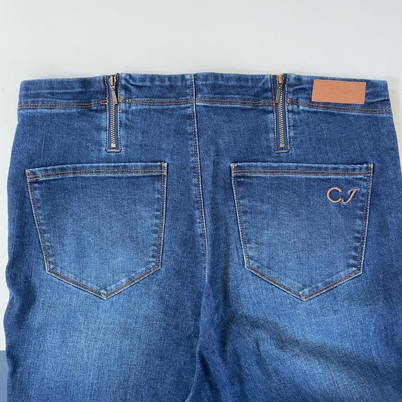 New Cenia ConVi Jeans, Size 14, Undone hem bootcut body shaping jeans - Picture 4 of 9